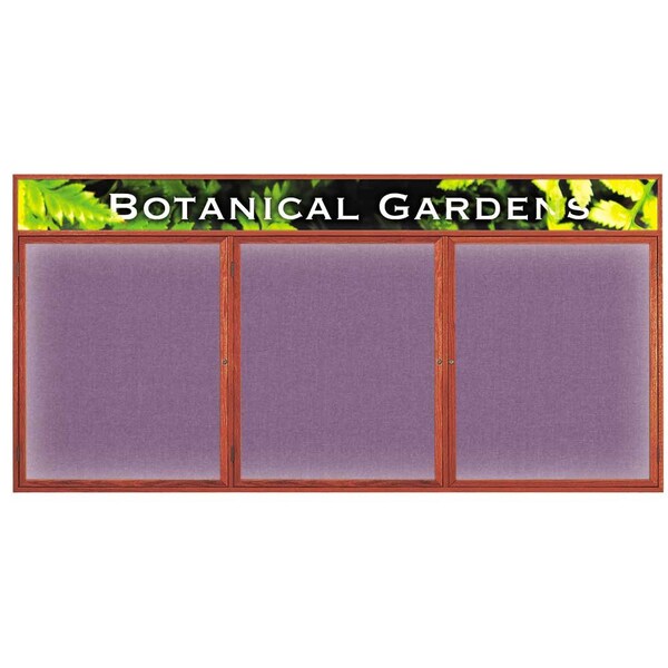 United Visual Products Open Faced Traditional Corkboard, 48x36" UV642A-BLACK-COBACC - main